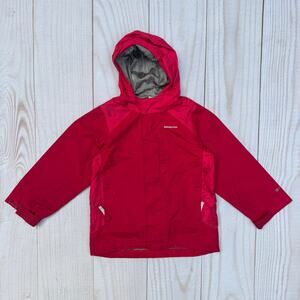 Patagonia Girls Small (8) Waterproof H2No Shell Rain Coat Jacket Pink